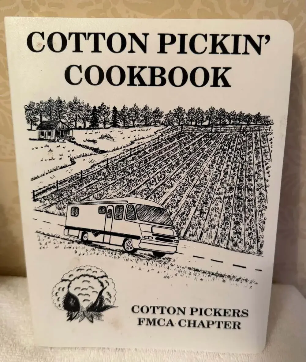 Cotton Pickin Cookbook The Cotton Pickers Chapter FMCA 1995 Vintage Book